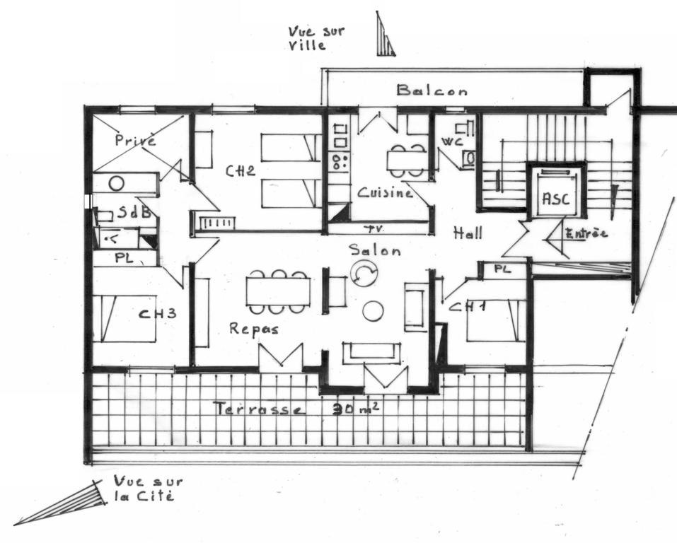 قرقشونه Apartement Le Tilleul المظهر الخارجي الصورة